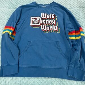Walt Disney World Blue Crewneck Sweatshirt XXL